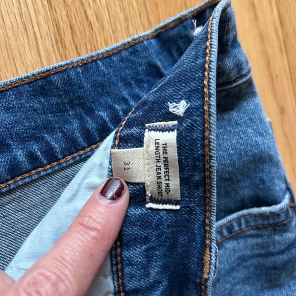 Madewell The Perfect Vintage Mid-Length Jean Shorts - Picture 5 of 5